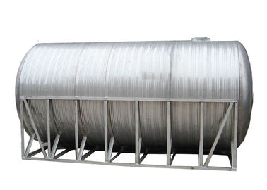 Cuves de stockage horizontales de l'eau avec la forme de cylindre soudant Assmebling