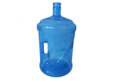 Bleu clair bouteille de PC de 5 gallons avec la technologie de bâti de bouteille de poignée disponible