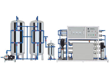 réservoir d'acier inoxydable d'équipement de traitement de l'eau d'épurateur du RO 2000LPH avec le quartz et le carbone