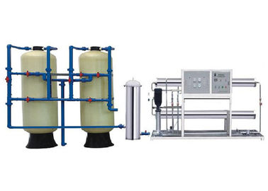 équipement de traitement de l'eau du RO 5000LPH, épurateur de l'eau de RO de 2 étapes avec des réservoirs de FRP