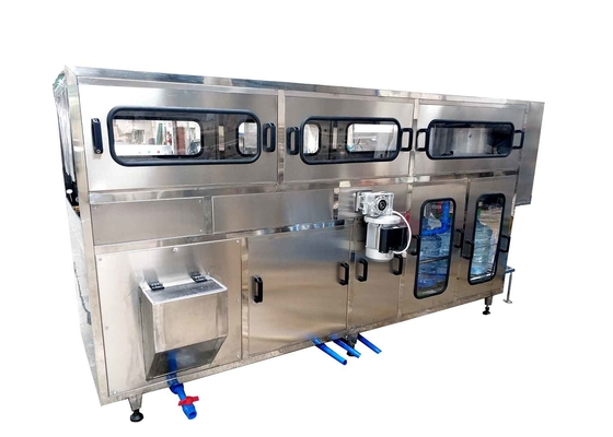 Capsuleur Machine de remplisseur de Rinser de bouteille de la machine de remplissage d'eau en bouteille de 200BPH 5gallon 3in1
